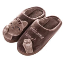 Pantufa Chinelo Feminino V010 Sapato Gato Da Sorte De Inverno Antiderrapante Flexível Quente De Inverno